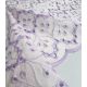 Tissu broderie anglaise festonnée - Liliane lilas