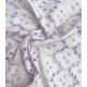 Tissu broderie anglaise festonnée - Liliane lilas