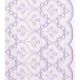 Tissu broderie anglaise festonnée - Liliane lilas