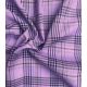 Tissu twill carreaux - Lilas