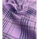 Tissu twill carreaux - Lilas