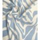 Tissu Lin viscose Zebra - bleu ciel