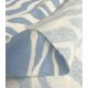 Tissu Lin viscose Zebra - bleu ciel