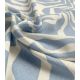 Tissu Lin viscose Zebra - bleu ciel