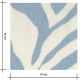 Tissu Lin viscose Zebra - bleu ciel