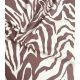 Tissu Lin viscose Zebra - café
