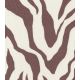 Tissu Lin viscose Zebra - café