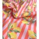 Tissu coton - Lemon and Stripes