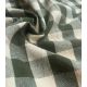Tissu coton enduit - Carreaux Kaki