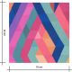 Tissu viscose - Losanges Tutti Frutti