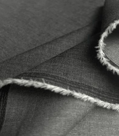 Tissu Jean chemise - noir Tissu Jean chemise - noir