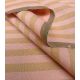 Coton indien - Sun stripes Peach