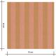 Coton indien - Sun stripes Peach