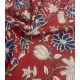 Voile de coton - Devika Rouge brique