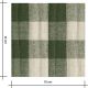 Tissu coton enduit - Carreaux Kaki