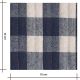 Tissu matelassé réversible- Carreaux Rayures Indigo Terracotta