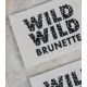 Etiquettes à coudre AB - Wild Wild Brunette