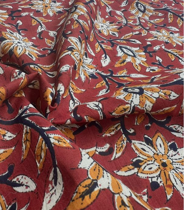 Voile de coton - Chandra sienne