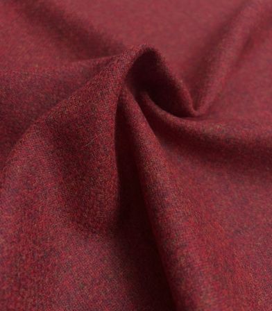 Tissu Drap de laine fin - rouge brique Tissu Drap de laine fin - rouge brique