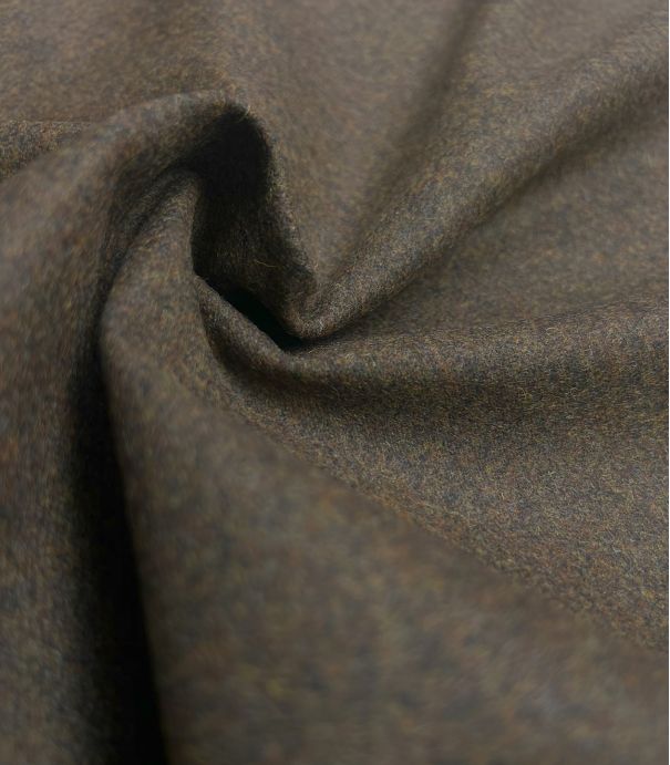 Tissu Drap de laine fin - earth