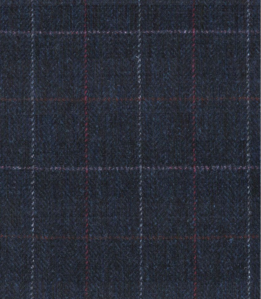 Tissu Lainage carreaux - George blue Tissu Lainage carreaux - George blue