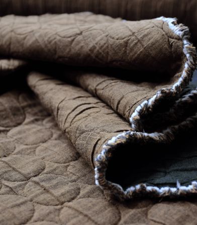 Tissu jacquard matelassé - Circle Tissu jacquard matelassé - Circle