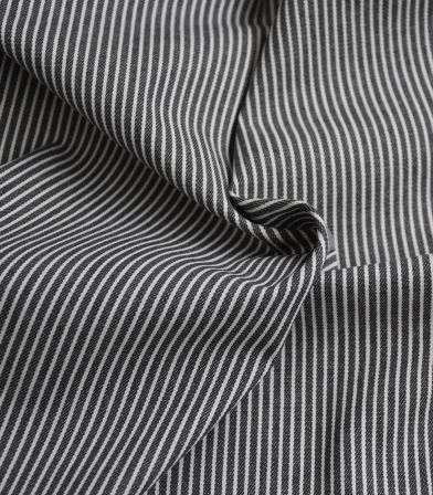 Tissu coton - Rayure Oshkosh - Charcoal Tissu coton - Rayure Oshkosh - Charcoal