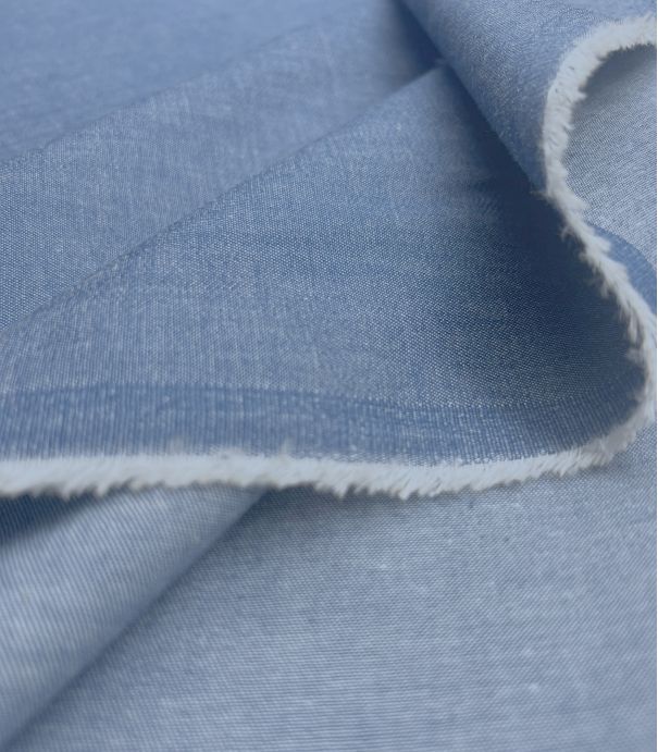 Tissu Jean chemise - bleu clair