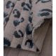 Tissu double gaze matelassé - Fauve taupe
