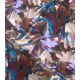 Tissu viscose Fireworks Blossom - Cocoa