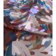 Tissu viscose Fireworks Blossom - Cocoa