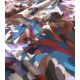 Tissu viscose Fireworks Blossom - Cocoa