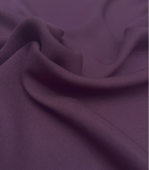 Twill viscose Plum