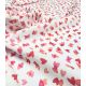 Tissu viscose - I Love you