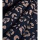 Tissu jacquard velours - Fauve