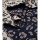 Tissu jacquard velours - Fauve