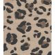 Tissu jacquard velours - Fauve