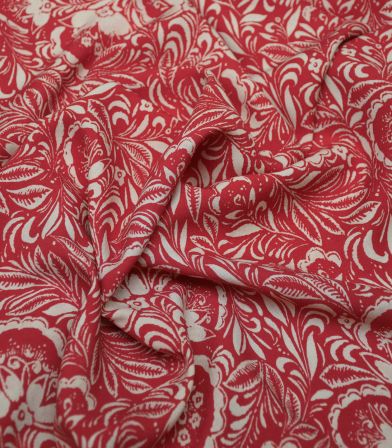Tissu viscose Maarinsky - Brique