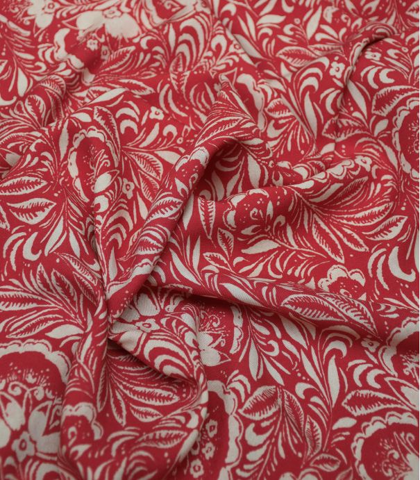 Tissu viscose Maarinsky - Brique