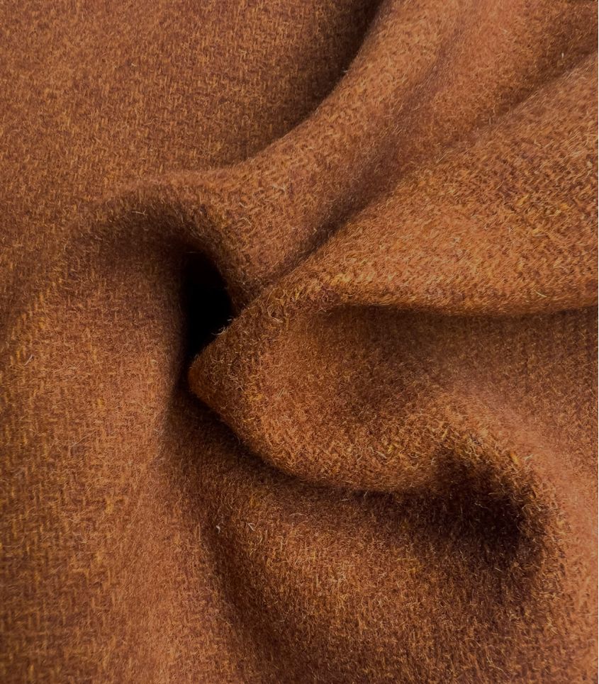 Tissu Drap de laine manteau - Toffee Tissu Drap de laine manteau - Toffee