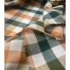 Tissu Crêpe - Carreaux d'automne