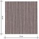 Tissu coton - Rayure Oshkosh - Chocolat