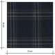 Tissu Ecossais - Marine Gris