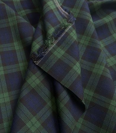 Tissu petit tartan Dark green
