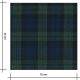 Tissu petit tartan Dark green
