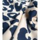 Tissu Sweat Big Léo - Navy