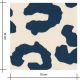Tissu Sweat Big Léo - Navy