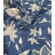 Voile de coton - Devika bleu marine
