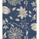 Voile de coton - Devika bleu marine