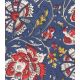 Voile de coton - Karishma bleu nuit